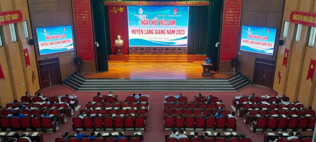 Lạng Giang : Tổ chức Ngày hội việc làm năm 2023